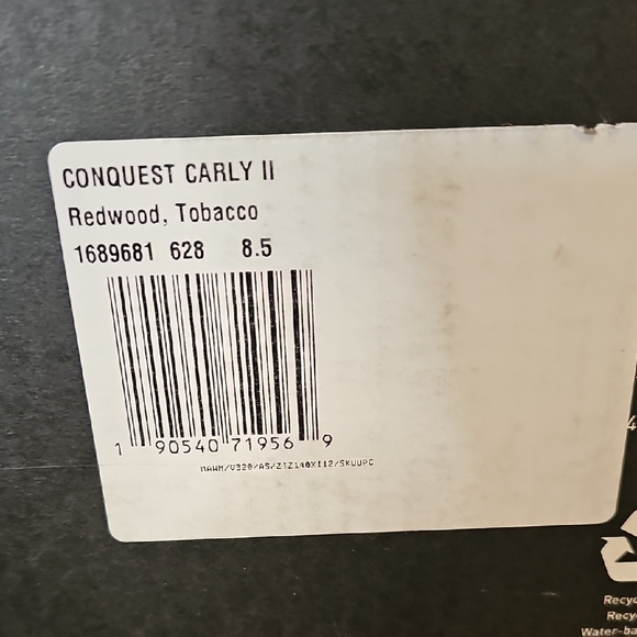 Sorel Women's Conquest Carly II Redwood Tobacco Winter Boots - Picture 9 of 12